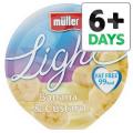 Image of Muller Light Banana Custard Yogurt