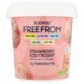 Image of Sainsbury's Deliciously Free From Strawberry Iced Dessert