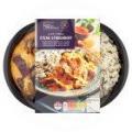 Image of Sainsbury's Slow Cooked Steak Stroganoff with Wild Rice, Taste the Difference