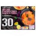 Image of Sainsbury's Slow Cooked British Chicken Tikka Masala Curry
