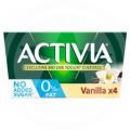 Image of Activia Fat Free Vanilla Yogurts