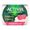 Image of Activia Intensely Creamy Greek Style Raspberry Yogurts