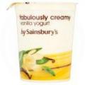 Image of Sainsbury's Fabulously Creamy Vanilla Yogurt