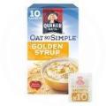 Image of Quaker Oat So Simple Porridge, Golden Syrup Flavour