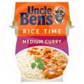 Image of Uncle Ben's Rice Time Microwave Medium Curry