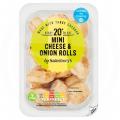 Image of Sainsbury's Mini Cheese & Onion Mini Rolls