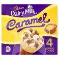 Image of Cadbury Dairy Milk Caramel Ice Cream Cones