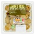 Image of Sainsbury's Lemon & Herb Queen Green Olives