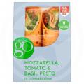 Image of Sainsbury's Mozzarella, Tomato, Mayonnaise & Basil Pesto Tortilla Wrap