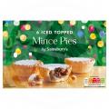 Image of Sainsbury's Iced Topped Mince Pies