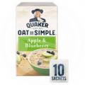 Image of Quaker Oat So Simple Apple & Blueberry Porridge