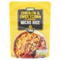 Image of Asda Chicken & Sweetcorn Flavour Micro Rice