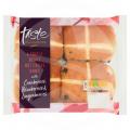Image of Sainsbury's Triple Berry Hot Cross Buns Taste the Difference
