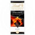 Image of Lindt Excellence Dark Caramel and Sea Salt Chocolate Bar
