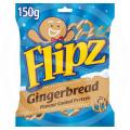Image of Flipz Gingerbread Xmas Chocolate Coated Pretzel Snacks