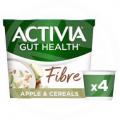 Image of Activia Fibre Apple Cereals Breakfast Gut Health Yoghurt